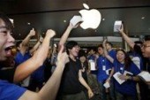 Первый магазин Apple Гонконг едва не разгромили в день открытия