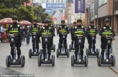 Китайский полицейские освоили Segway