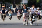 Велосипедисты КНР борются с загрязнением воздуха