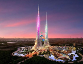 Китай намерен построить самые высокие в мире башни-близнецы