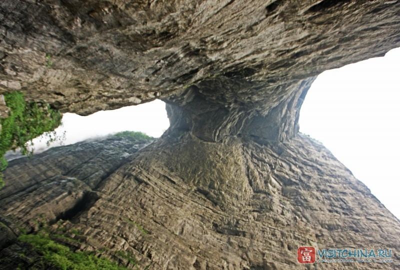 Пещера Небесные ворота, вид изнутри