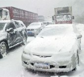Пекин снова засыпает снегом