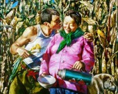 Выставка известного китайского художника Ван Вэньцзяна 