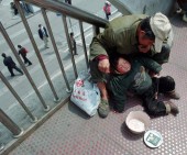 Китай помогает бездомным пережить зиму