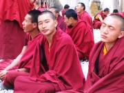 Монахи монастыря Сера в Тибете