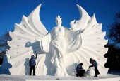 I китайско-российский конкурс снежно-ледовых скульптур