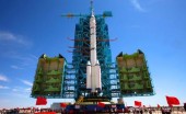 Китайский космический корабль возвращается на Землю