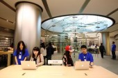 Apple открыл в Пекине крупнейший в Азии розничный магазин