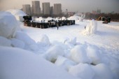 Снежная крепость в экологически чистом Муданьцзяне