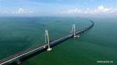 Китай сдал в эксплуатацию крупнейший в мире морской мост