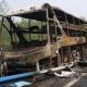 Автобус в Китае сгорел из-за перевозки горючих материалов