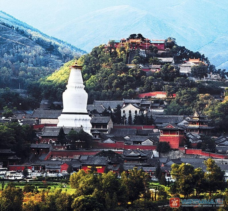 Провинция Шаньси. Горы Утайшань. Пагода Дабайта в храме Тайюаньсы.