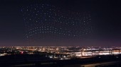Крупнейшее световое шоу с дронами