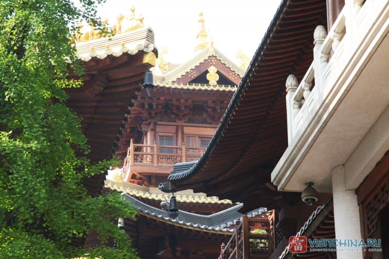 Шанхай. Храм Цзинань.