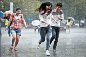 Дождями закончатся национальные праздники в Китае